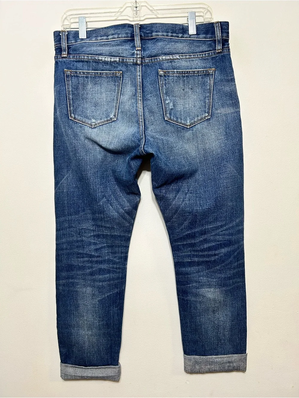 J. Crew Selvedge Denim Slim Broken In Boyfriend Jeans Womens Size 27